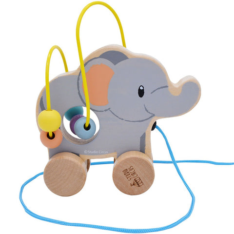 Studio Circus Rolling Bead Coaster - Elephant