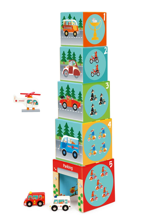 Scratch Build and Play: Stacking Tower - On The Road