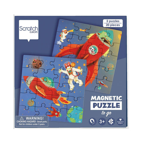 Scratch Magnetic Puzzle Book - SPACE