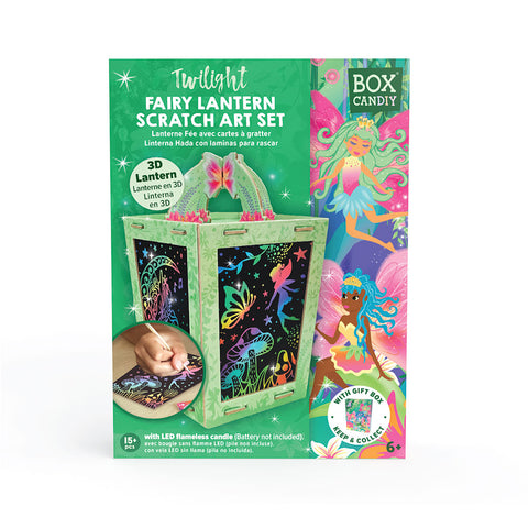 Twilight Fairy Lantern Scratch Art Set