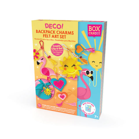 Deco Backpack Charms Felt Art Set