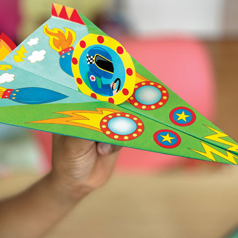 Paper Planes - 20 planes to colour and decorate