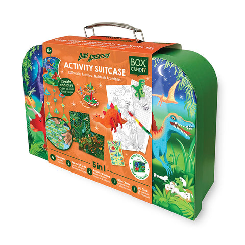 Dino Adventure Travel Suitcase Multi Craft and Activity Set