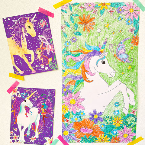 Unicorn Adventure Travel Suitcase Multi Craft and Activity Set