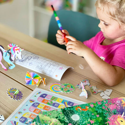 Unicorn Adventure Travel Suitcase Multi Craft and Activity Set