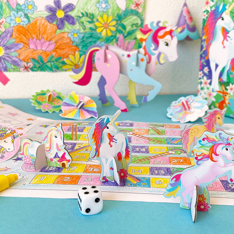 Unicorn Adventure Travel Suitcase Multi Craft and Activity Set