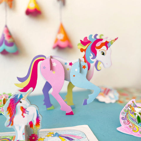 Unicorn Adventure Travel Suitcase Multi Craft and Activity Set