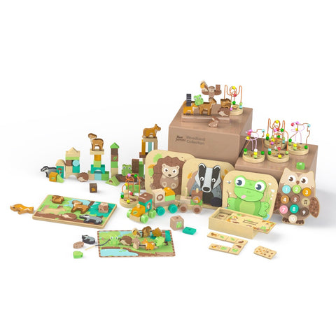 Woodland 50pcs Building Block Set (in tub)