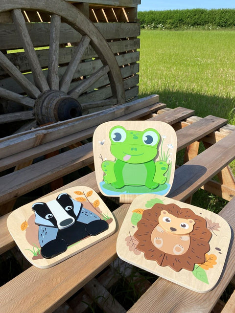 Woodland Frog Raised Puzzle