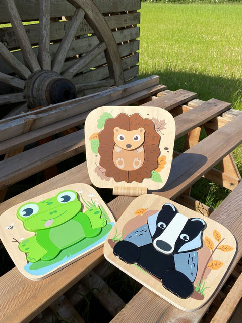 Woodland Hedgehog Raised Puzzle