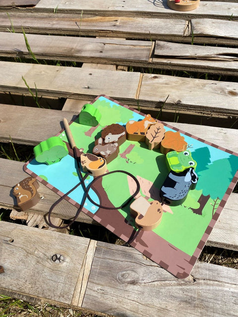 Woodland Lacing Game