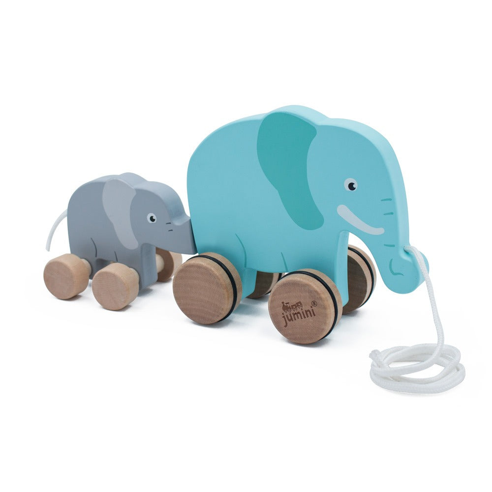 Safari Pull Along Elephants Inside Out Toys