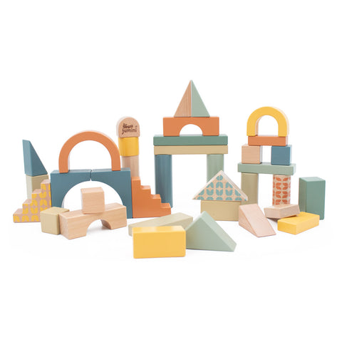 Jumini Retro Block Set with tray