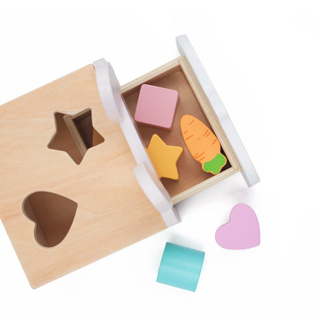 Bunny Shape Sorter (with drawer)
