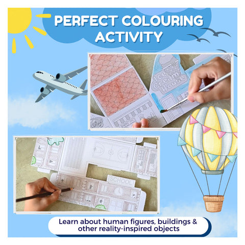 3D Paper Model Kit - City Life