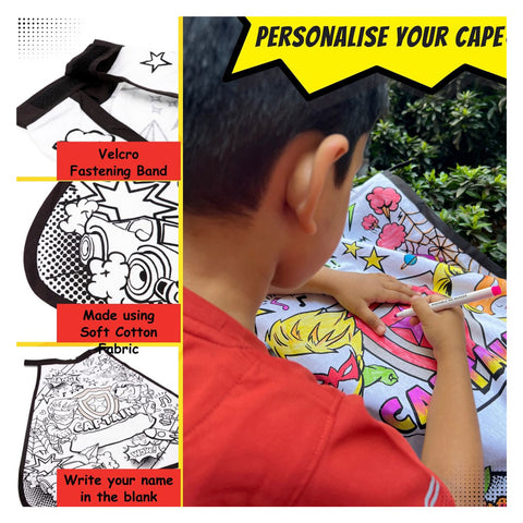 My Super Hero Colouring Cape Kit