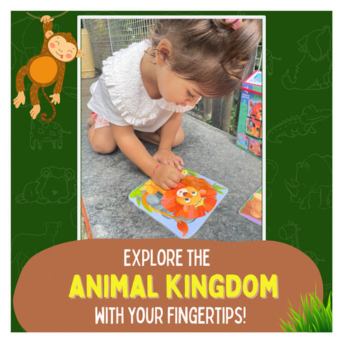 Touch & Feel Puzzles - Wild Animals