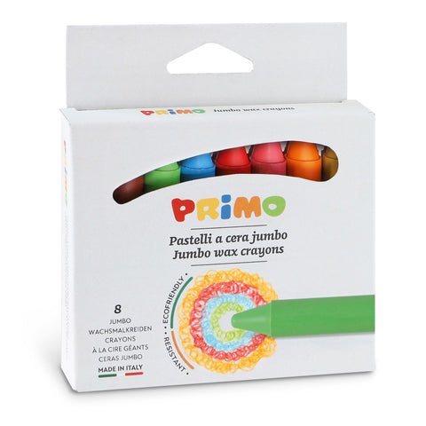 Jumbo Wax Crayons (8 colours)