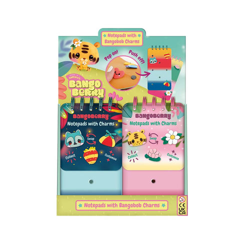 Bangoberry - Notepad with Bangobobs in a Display (16 in CDU)