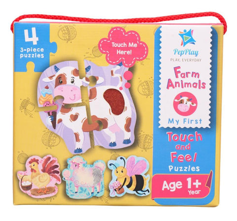 Touch & Feel Puzzles - Farm Animals