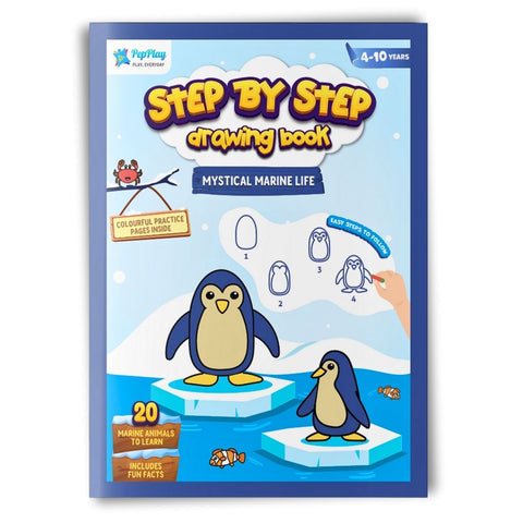 Step-By-Step Drawing Book - Mystical Marine Life