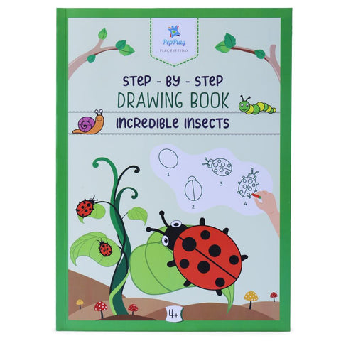 Step-By-Step Drawing Book - Incredible Insects