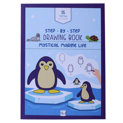 Step-By-Step Drawing Book - Mystical Marine Life