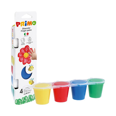PRIMO Finger Paints 4 x 40ml pots