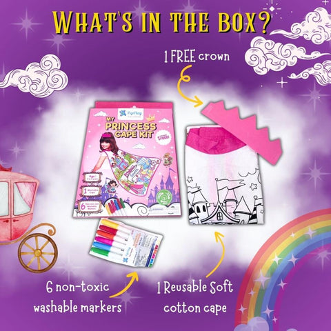 My Princess Colouring Cape Kit