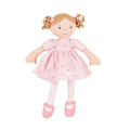 Bonikka Amelia Light Brown Hair Doll in Pink Linen Dress