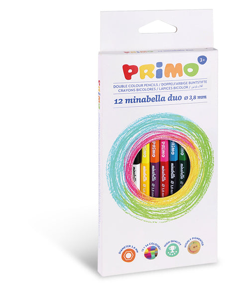 12 Double Colour Pencils