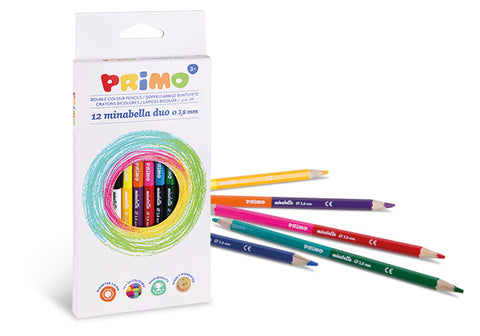 12 Double Colour Pencils