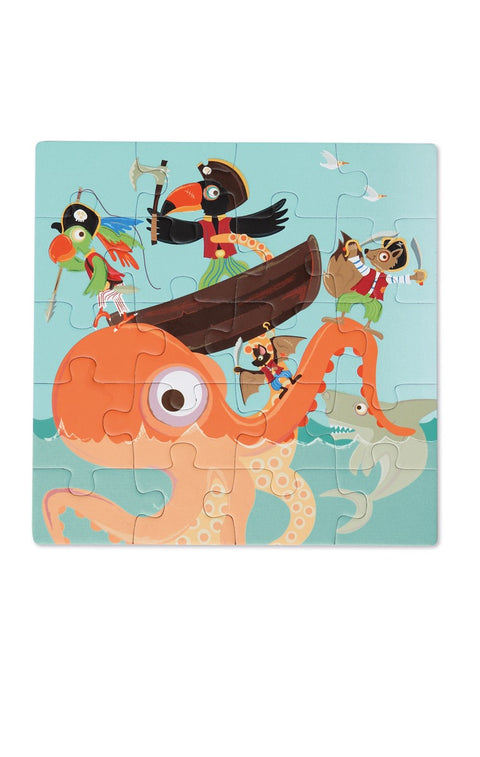 Scratch Magnetic Puzzle Book - PIRATES