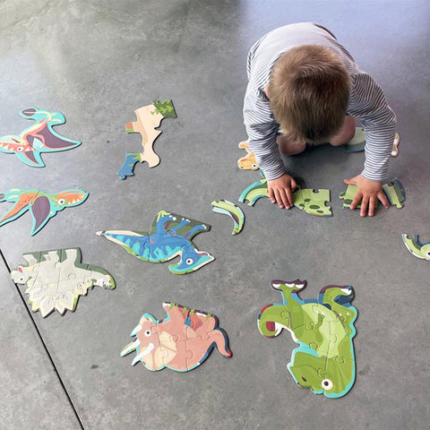 2-in-1 Starter & Floor Puzzle: Dinosaurs