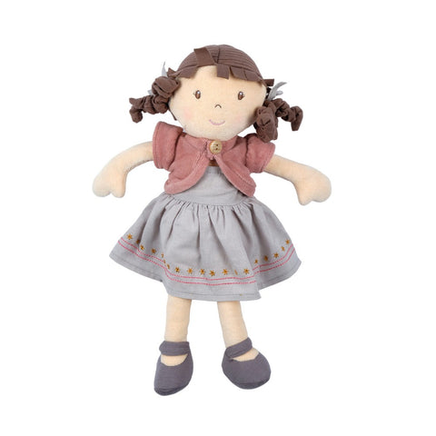 Bonikka Rose Organic Doll with Brown Hair