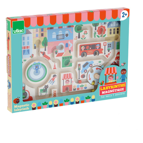 Vilac My Little Town Wooden Magnetic Maze - Ingela P. Arrhenius