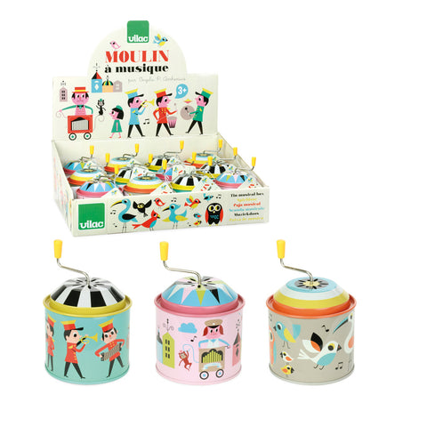 Vilac Tin Music Boxes, Counter Display of 12 - Ingela P. Arrhenius