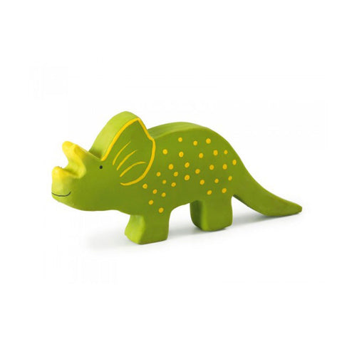 Baby Triceratops Natural Rubber Toy & Teether