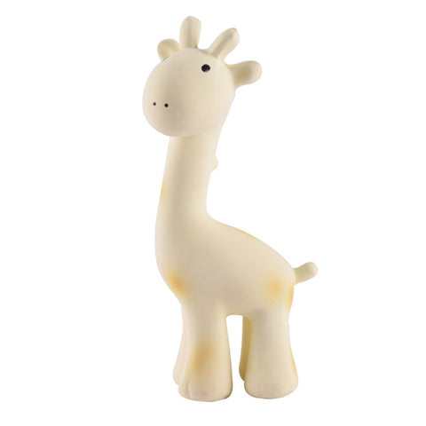 Gift Boxed Giraffe - Natural Rubber Rattle and Bath Toy