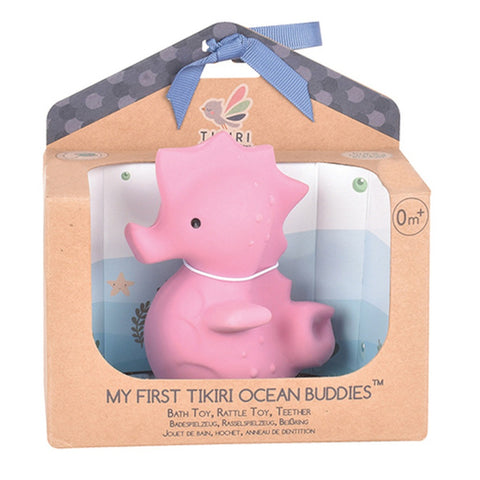 Gift Boxed Seahorse – Natural Rubber Rattle & Bath Toy
