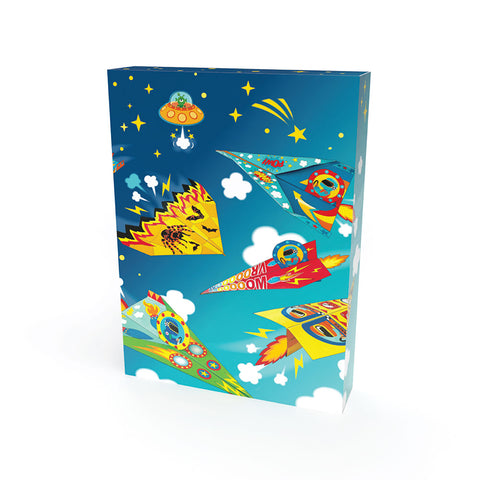 Paper Planes - 20 planes to colour and decorate