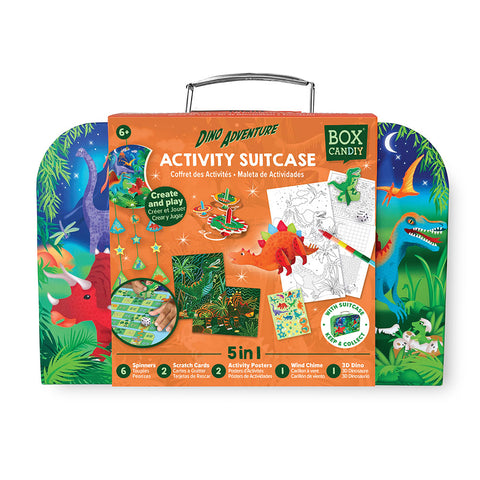 Dino Adventure Travel Suitcase Multi Craft and Activity Set