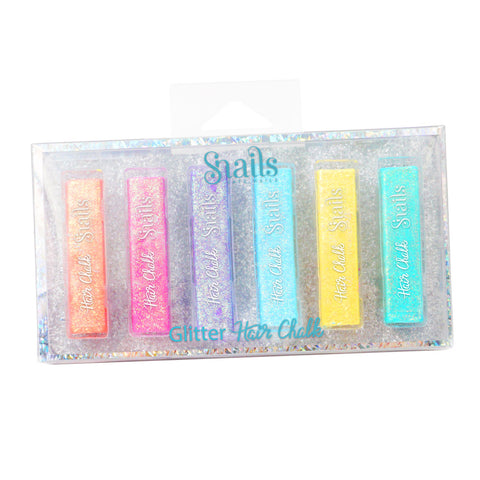 Snails Hair Chalk Glitter Set (6 colours)