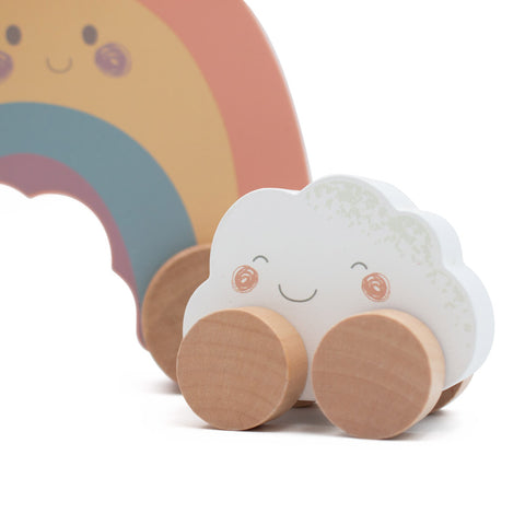 Pull Along Friends (Rainbow/Cloud)