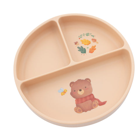 Silicone 3-Section Suction Plate