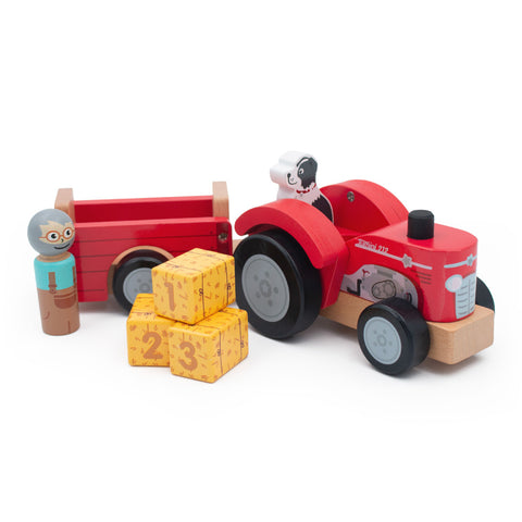 Farm - Tractor and Trailer (with bales)