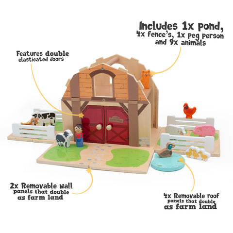 Home Farm Barn Set (incl animals)