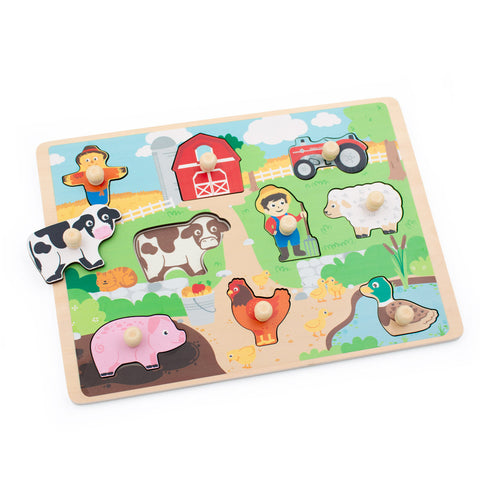 Farm Peg Puzzle