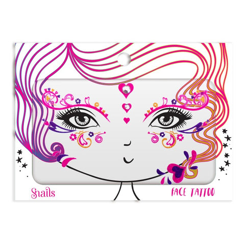 Snails Face Sticker Set - Queen of Hearts