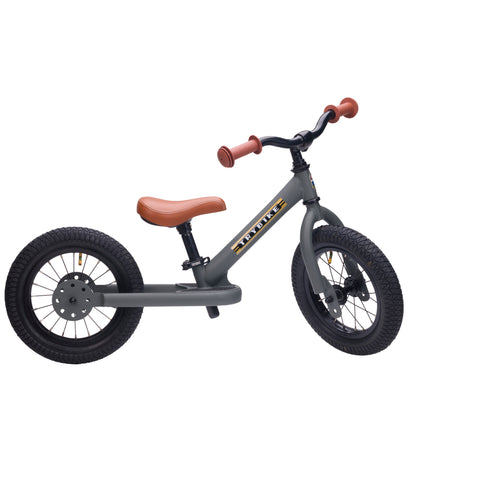 Trybike 2-in-1 Steel Balance Bike & Trike - GREY